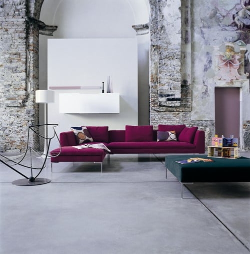 B&B italia charles met chaise longue
