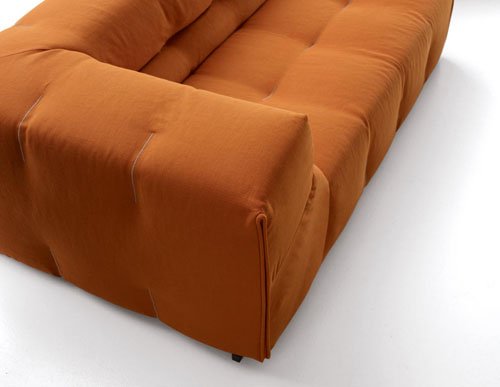 B&B Italia Tufty Too detail oranje stof