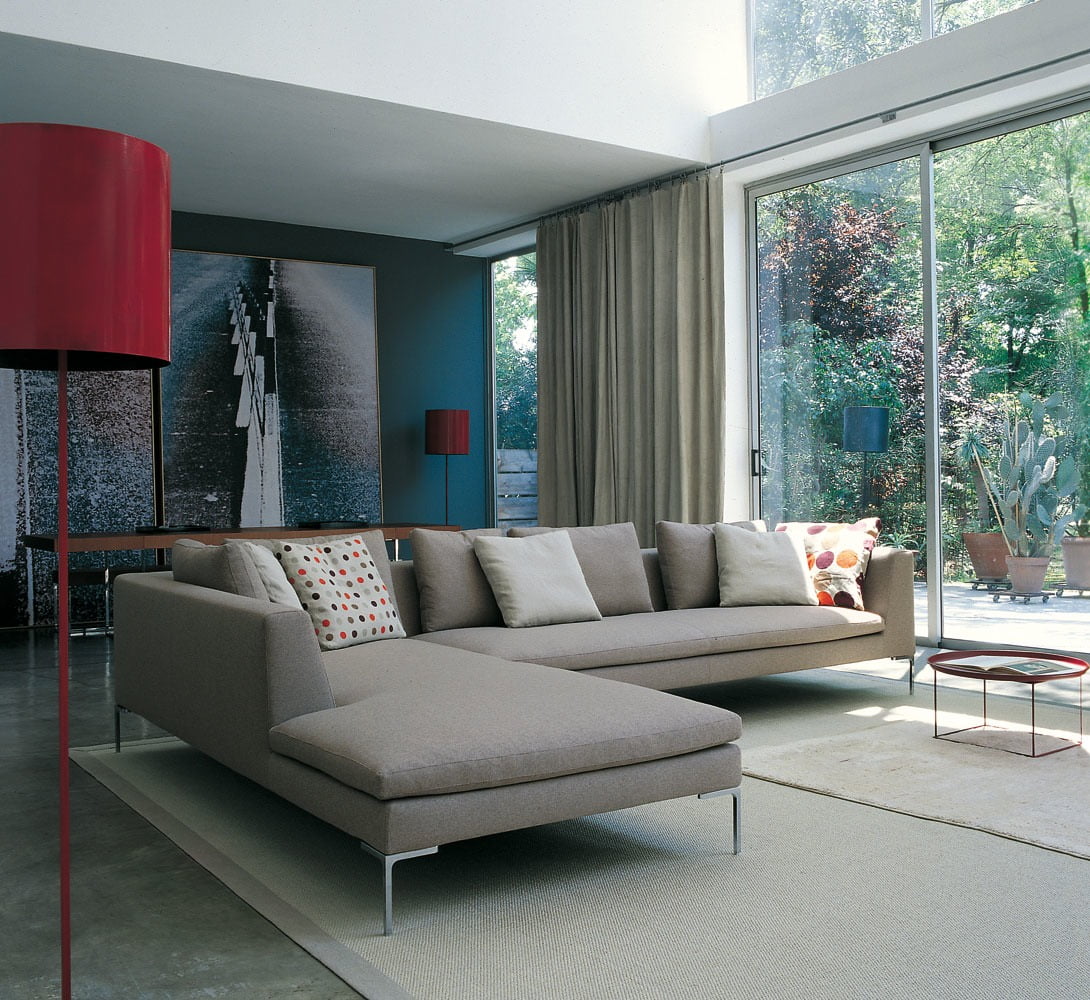 B&B italia charles met chaise longue