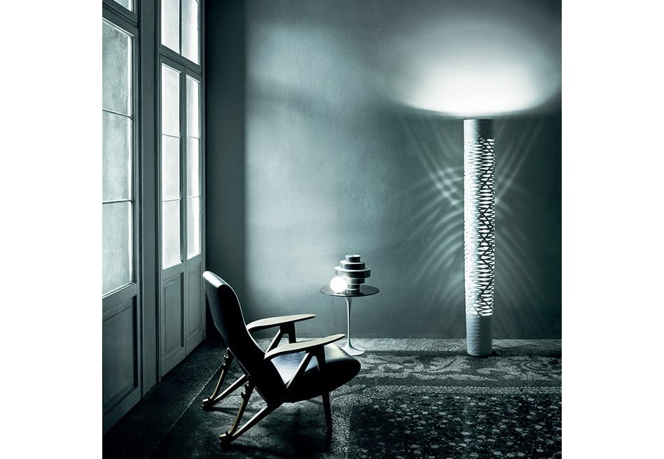 Foscarini Tress vloerlamp large wit