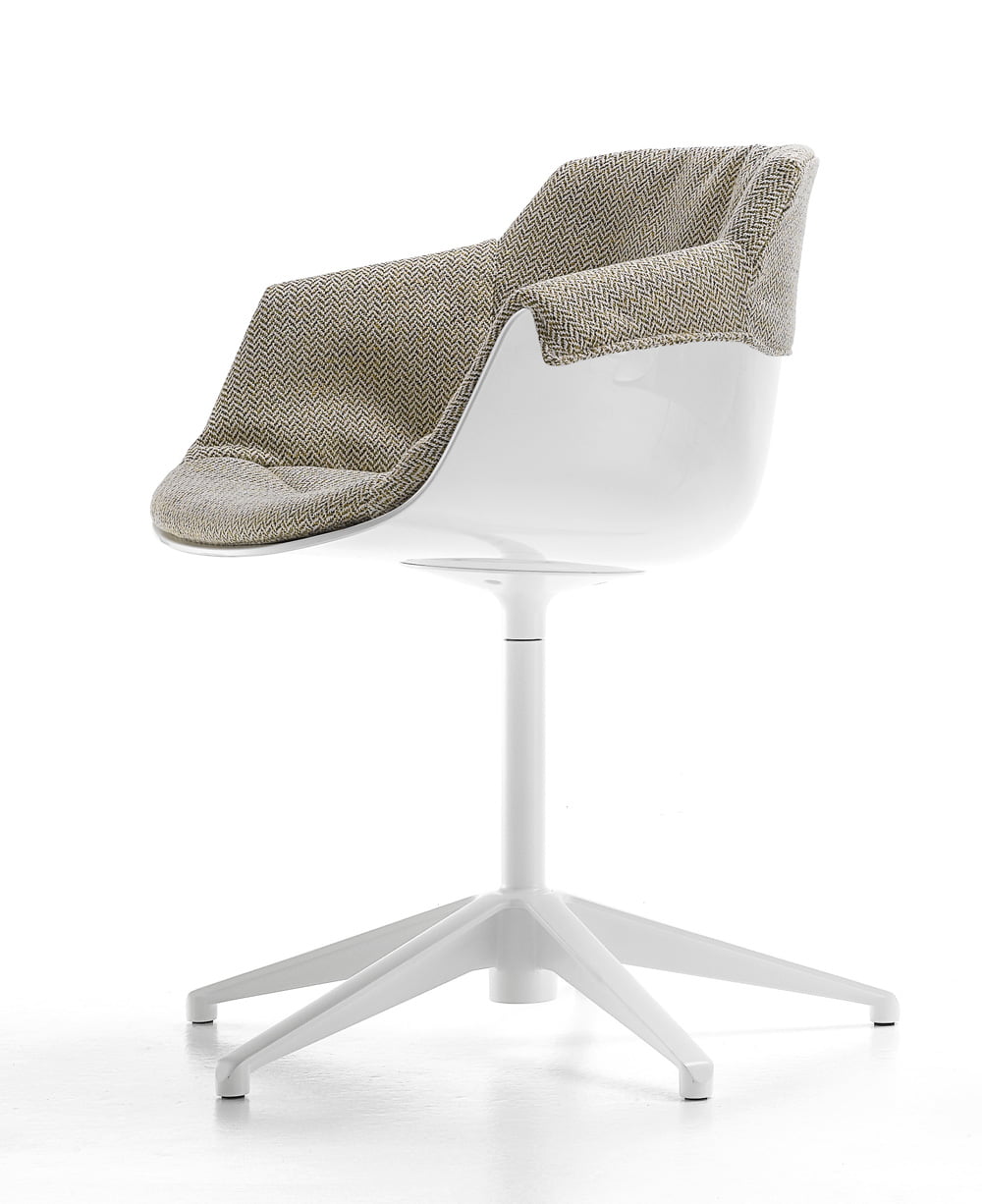 MDF Italia Flow armchair Padded base 5 teens poot collection 2014