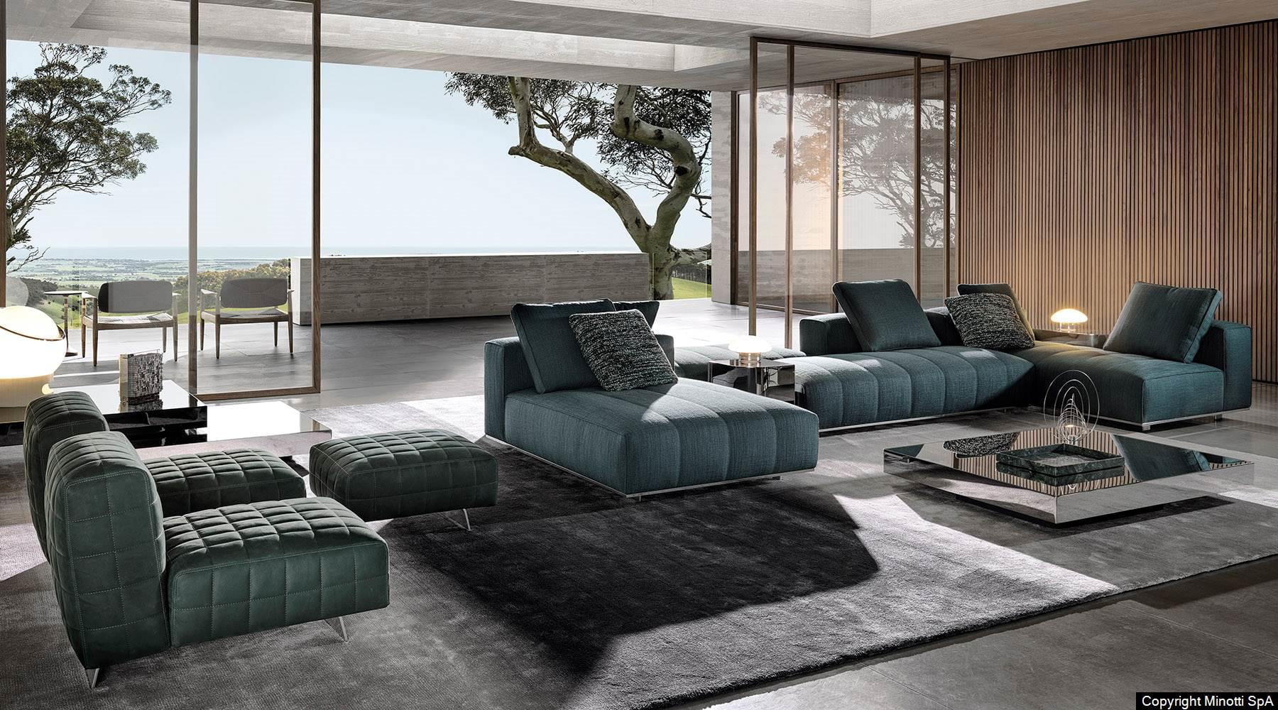 Minotti Goodman bank interieurfoto