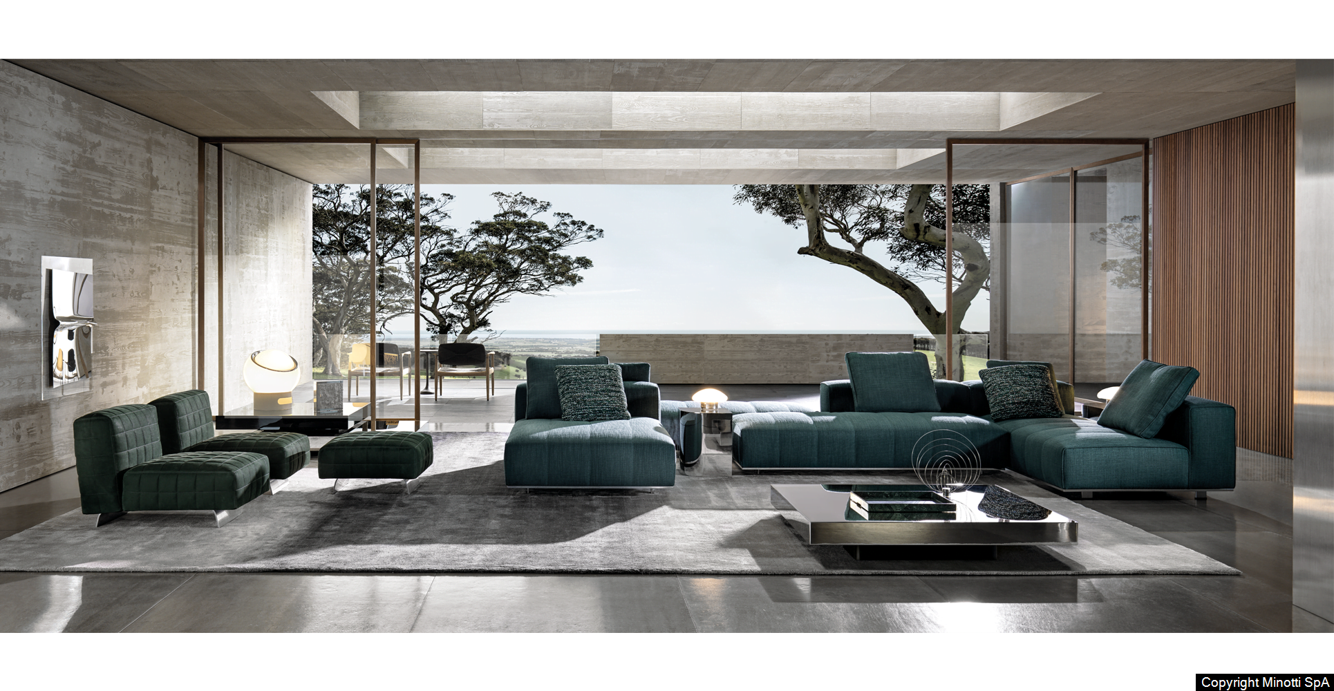 Minotti Goodman bank interieurfoto