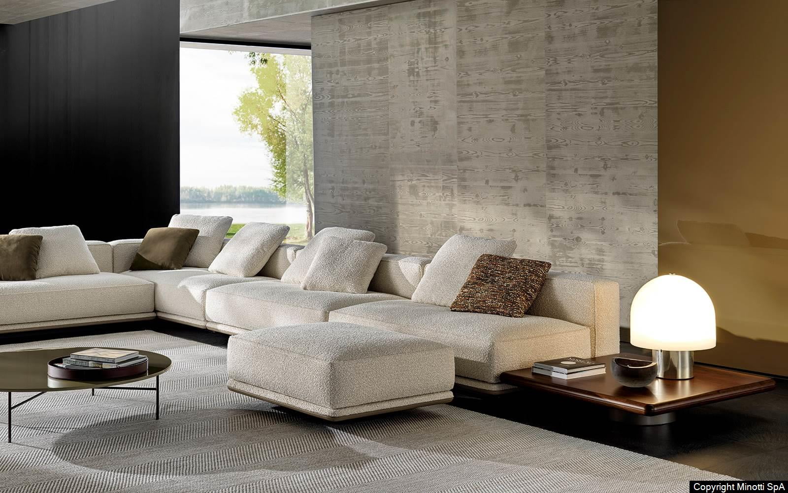 Minotti Horizonte bank sfeerfoto interieur