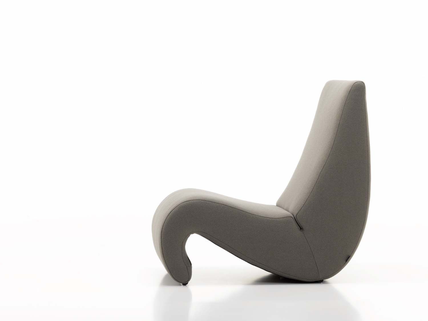Vitra Amoebe fauteuil rood
