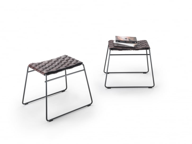 Flexform Mate pouf tijdschriftenrek