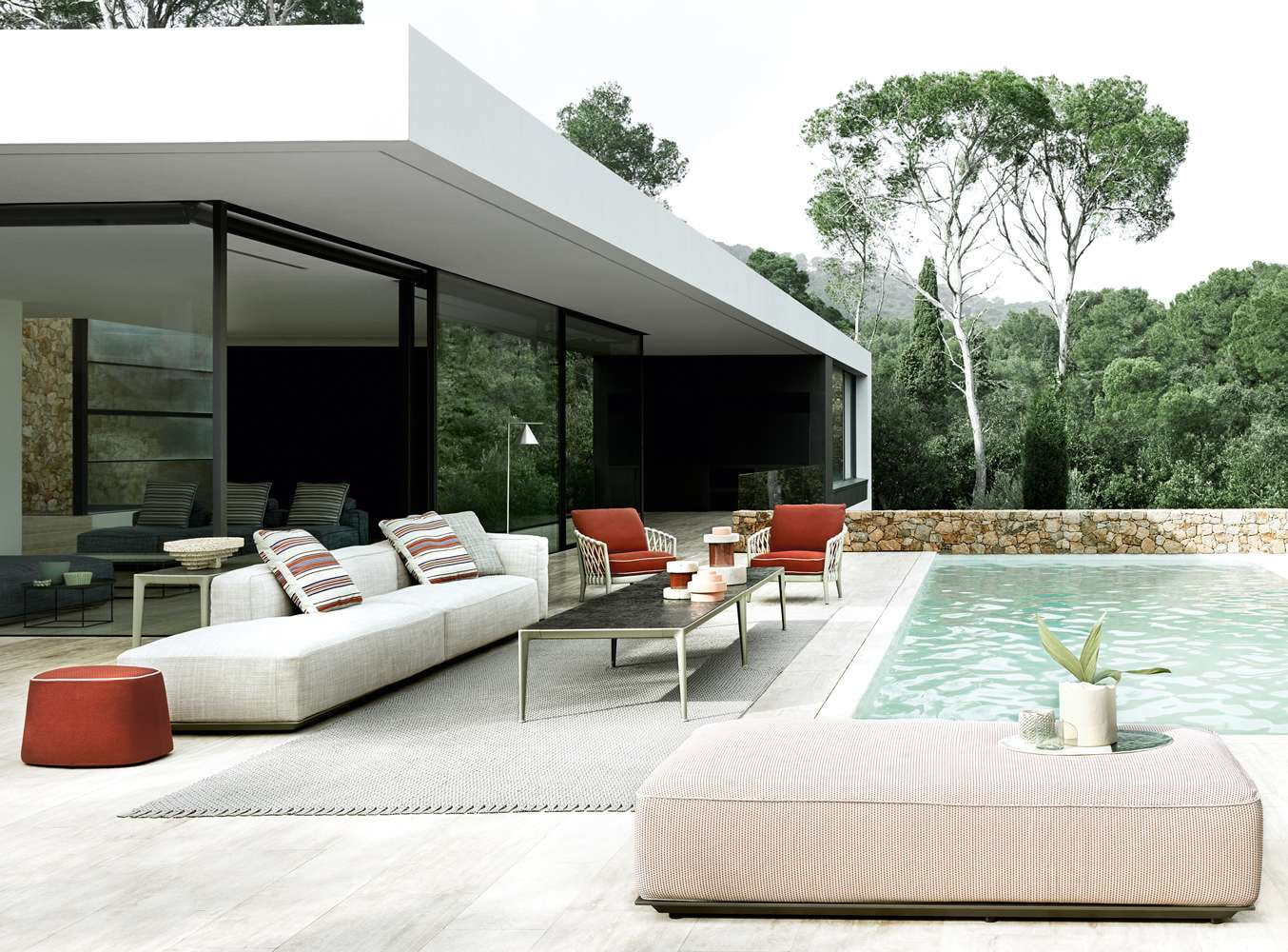 B&B Italia Hybrid bank outdoor