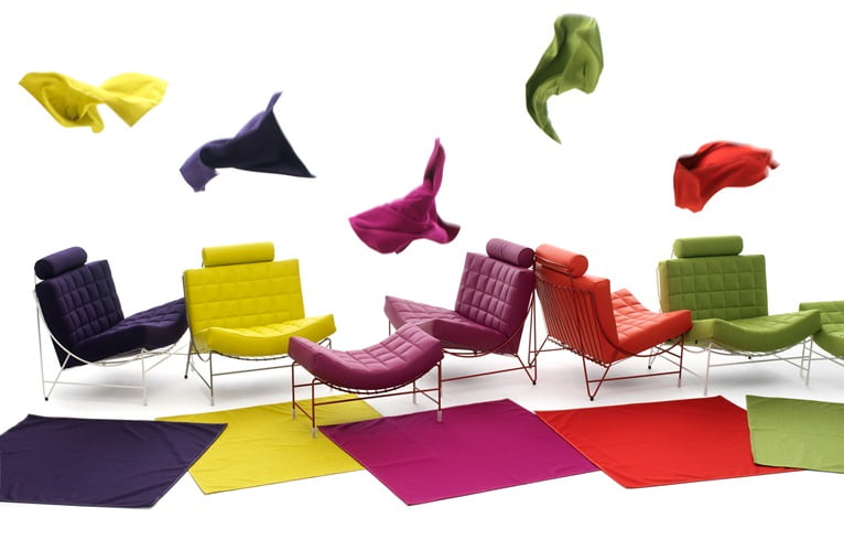 Leolux Volare fauteuil grijs stof