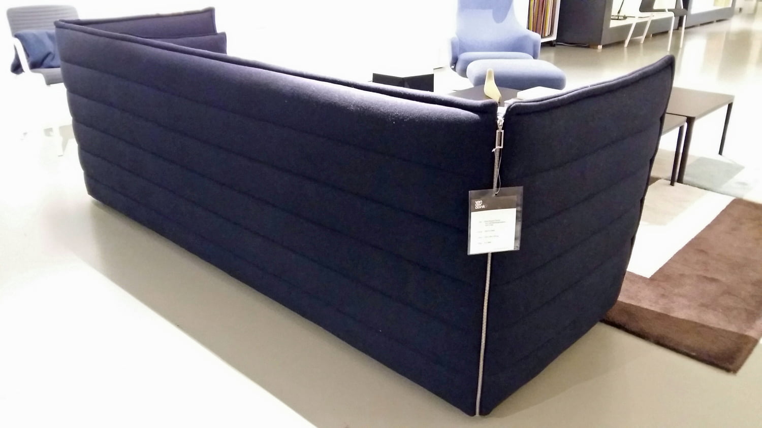 Vitra Alcove 3-zits blauw