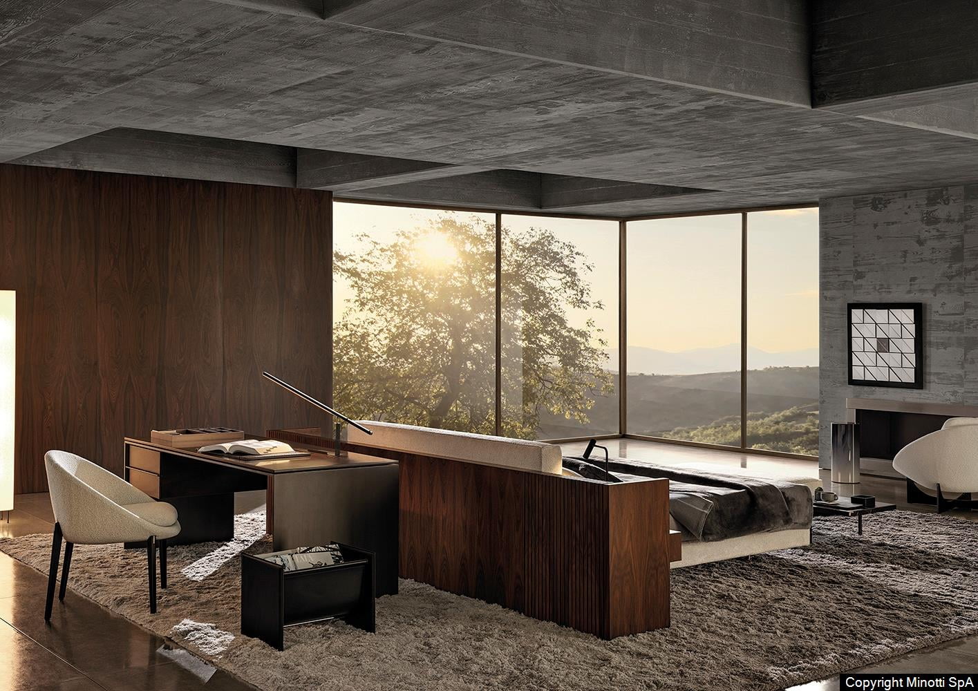 Minotti Brasilia bed product foto