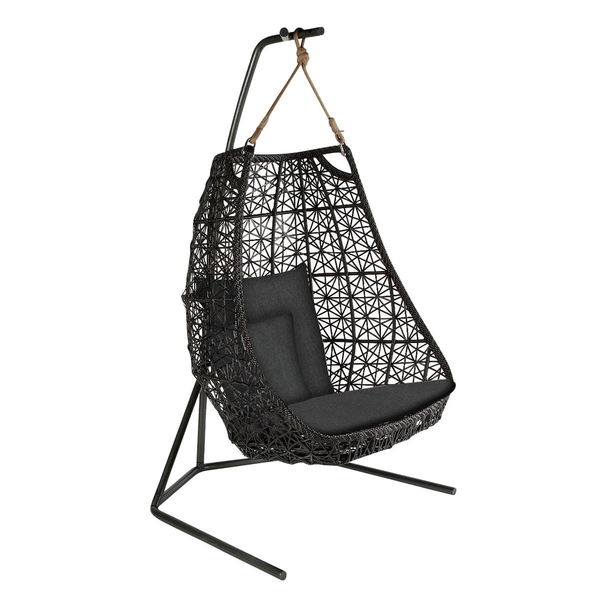 Kettal Maia egg swing chair Van der Donk interieur