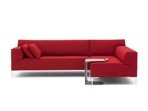Design on stock bloq hoekbank rood