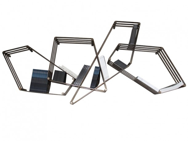 Henge Tangram boekenkast productfoto op wit