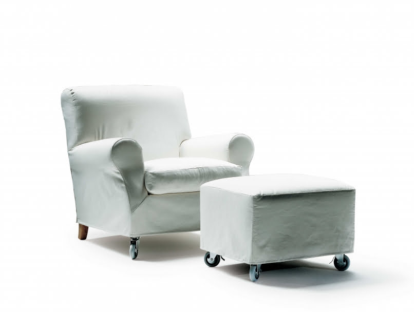 Flexform Nonnamarie fauteuil product foto wit
