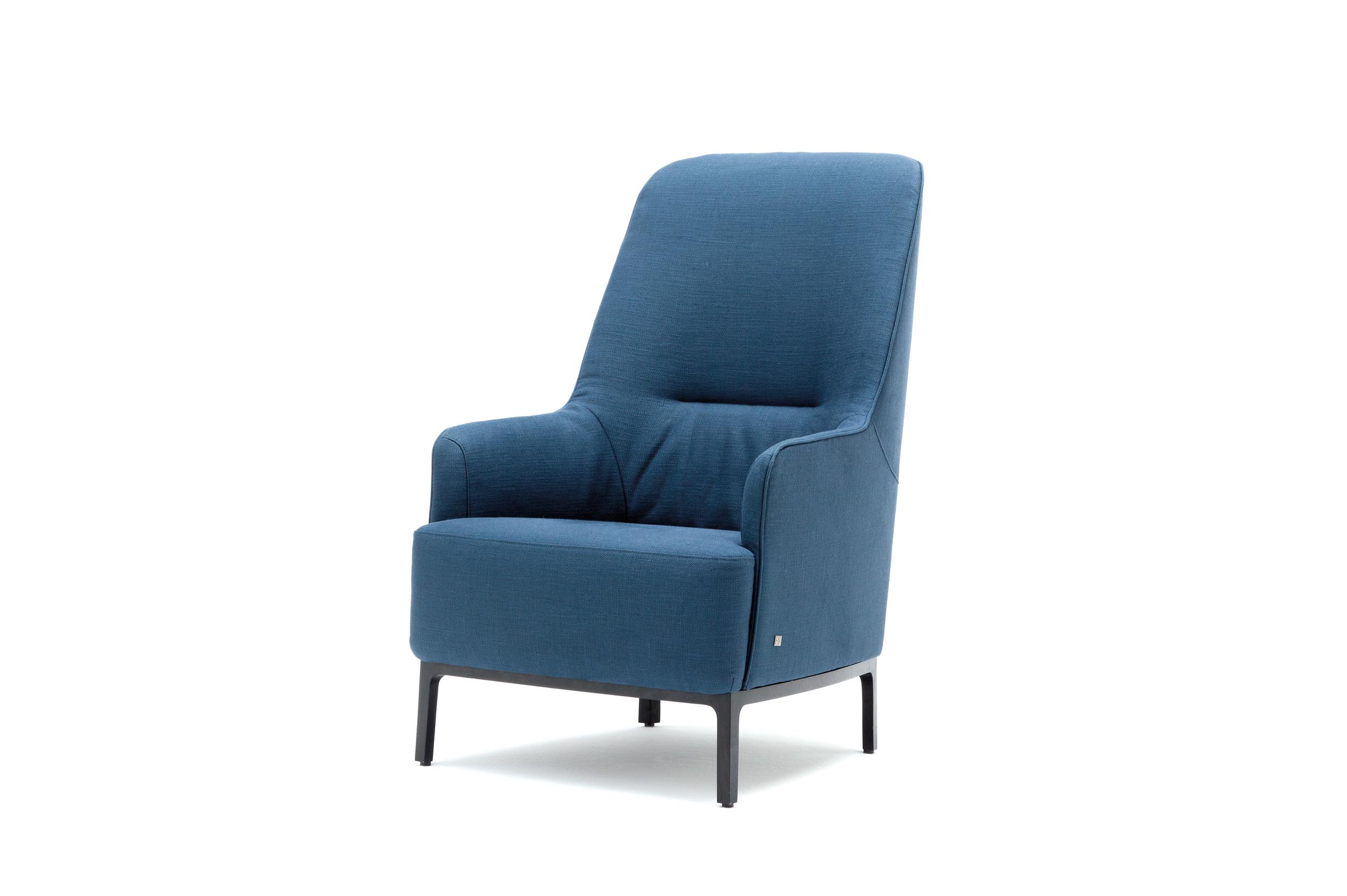 Rolf Benz 366 fauteuil blauw