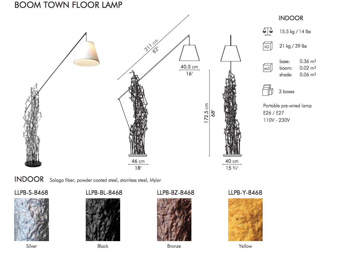 Kenneth Cobonpue Little People vloerlamp Kenneth Cobonpue Little People vloerlamp
