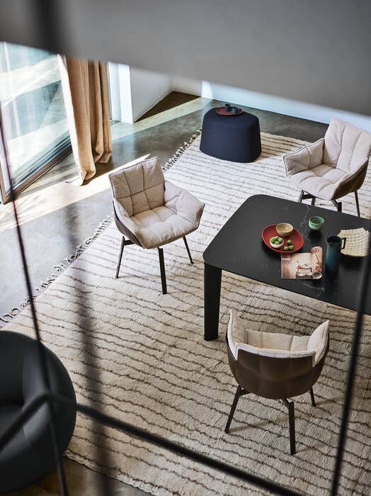 B&B Italia Husk eetkamerstoel interieur sfeerfoto eetkamer