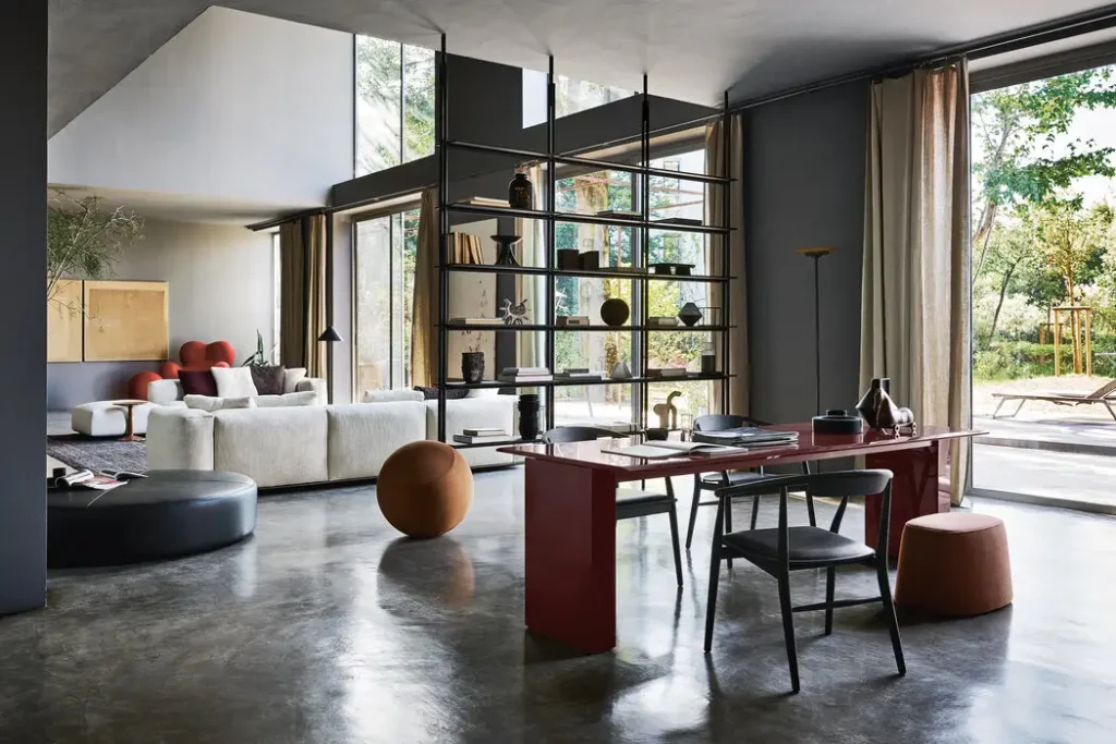 B&B Italia Jack system interieur sfeerfoto room divider