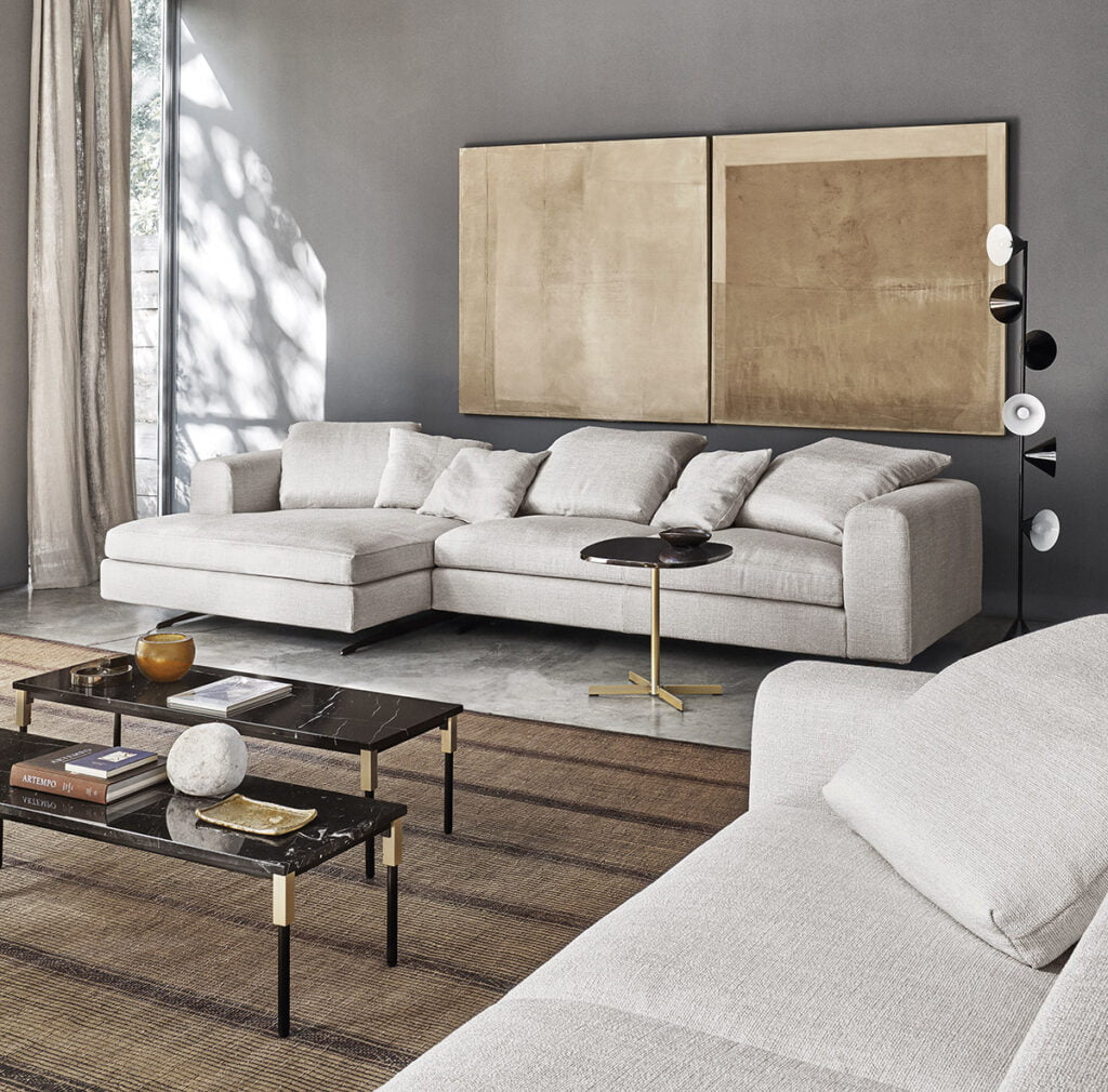 Arflex Lee sofa sfeer foto beige