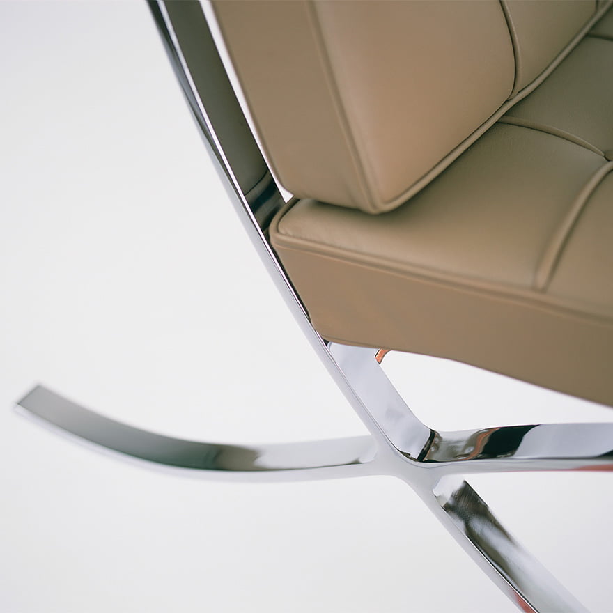 Knoll Barcelona chair voet