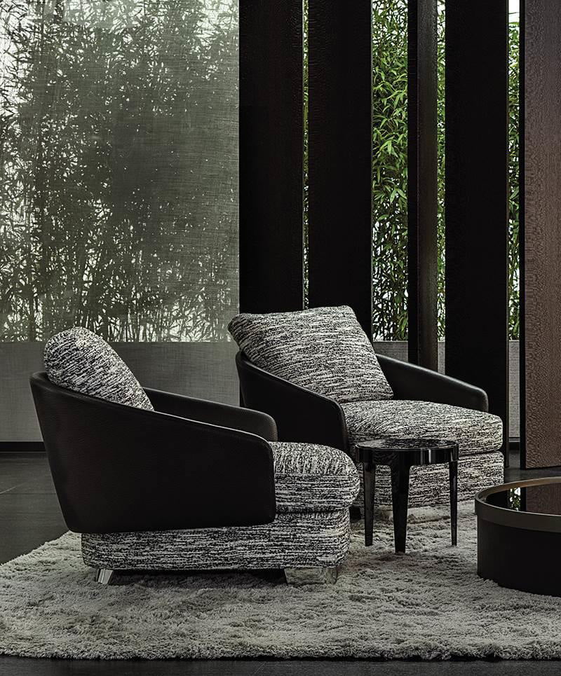 Minotti Lawson fauteuil