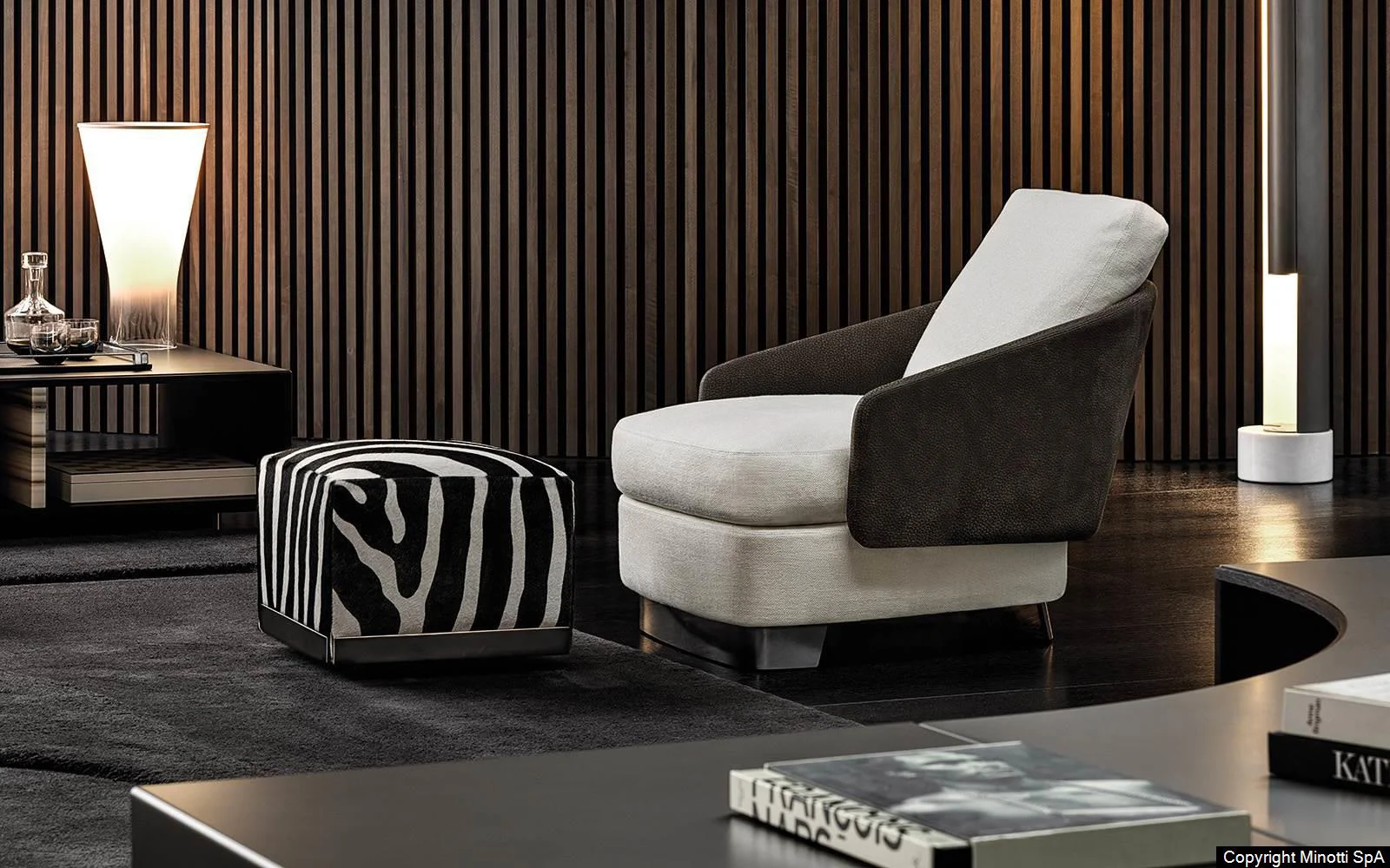 Minotti Lawson fauteuil