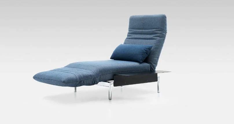 Rolf Benz Plura fauteuil blauw