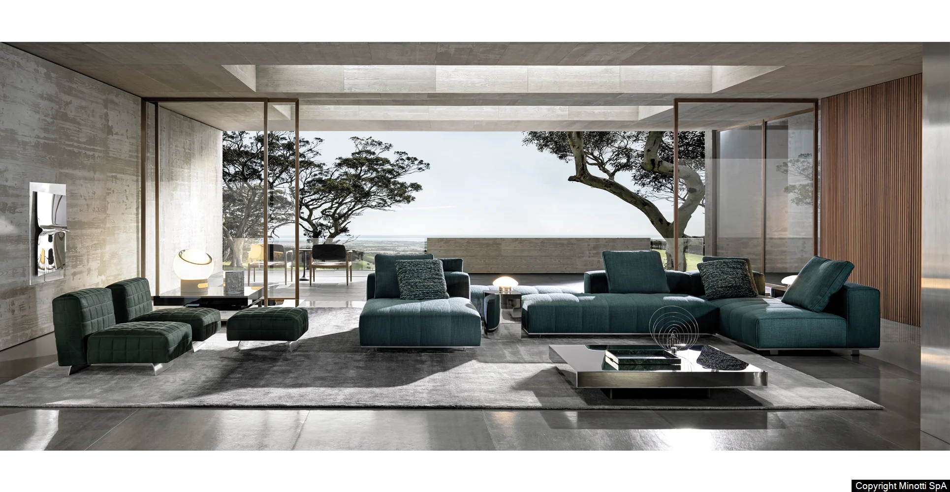 Minotti Goodman bank interieurfoto