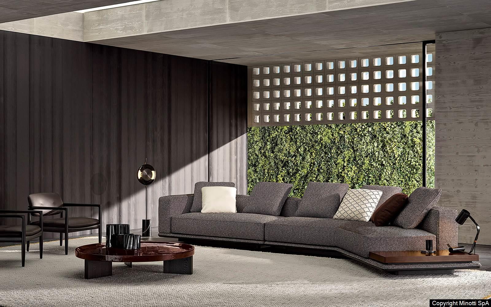 Minotti Horizonte bank sfeerfoto interieur