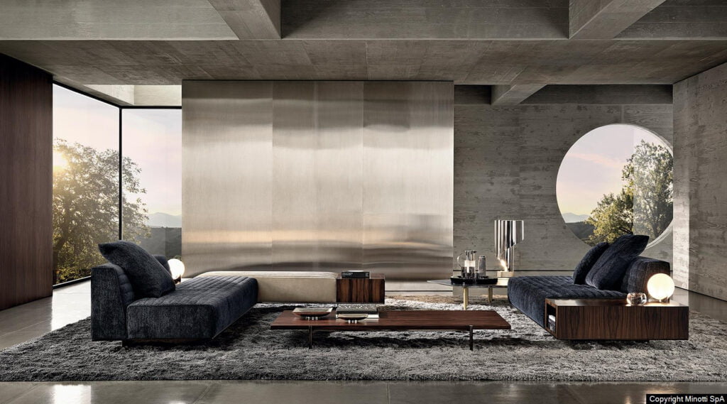 Minotti Roger bank sfeer foto interieur