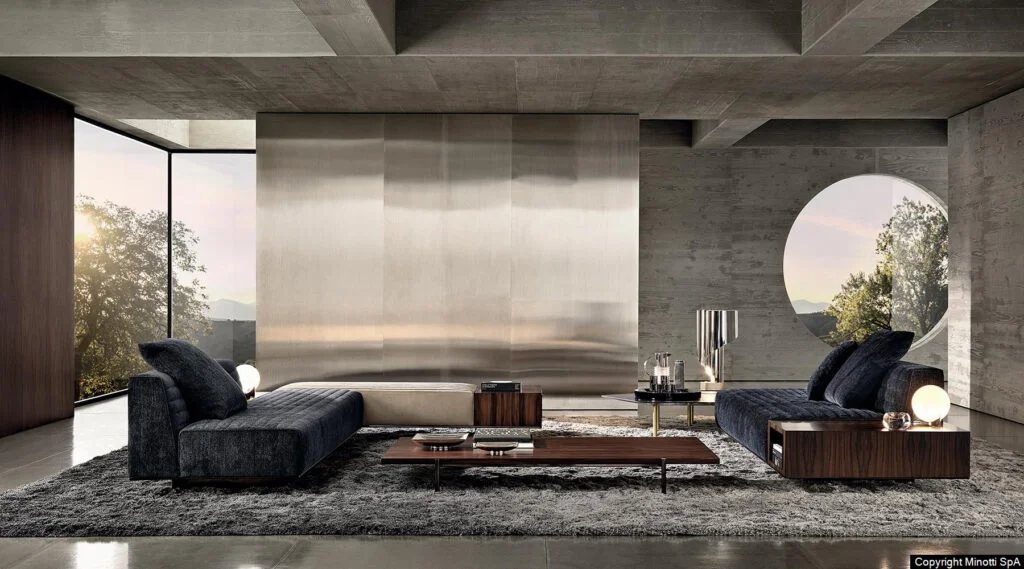 Minotti Roger bank sfeer foto interieur