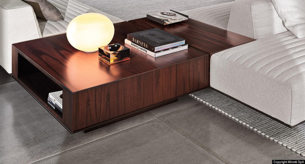 Minotti Roger salontafel sfeer foto interieur