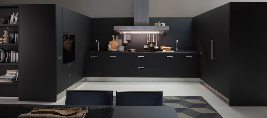 Arclinea black Amour keuken sfeerbeeld