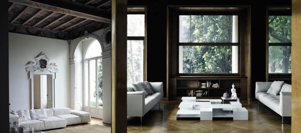 Living Divani Extra Soft en Rod Piero Lissoni interieur sfeer foto