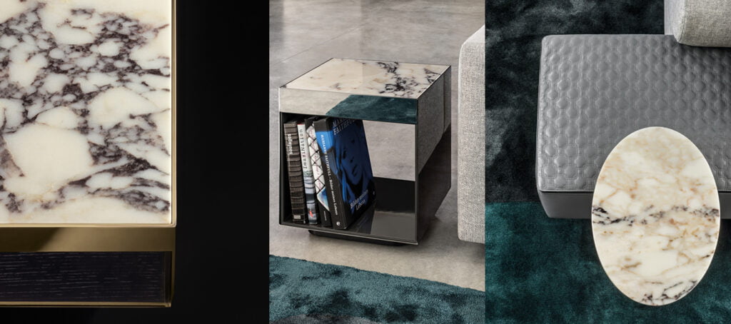 Sfeer foto's interieur marmer Minotti