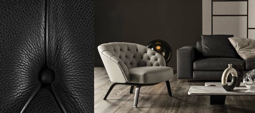 Minotti 2016 collectie Winston fauteuil