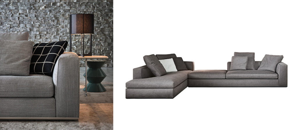 Minotti Powell design sofa