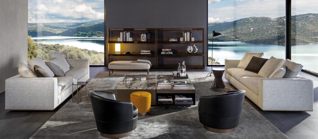 Minotti Powell sfeer foto design interieur