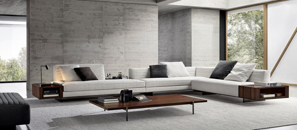 Minotti-Roger bank interieur 