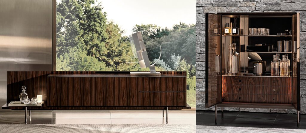 Minotti Superquadra sfeerfoto designkast