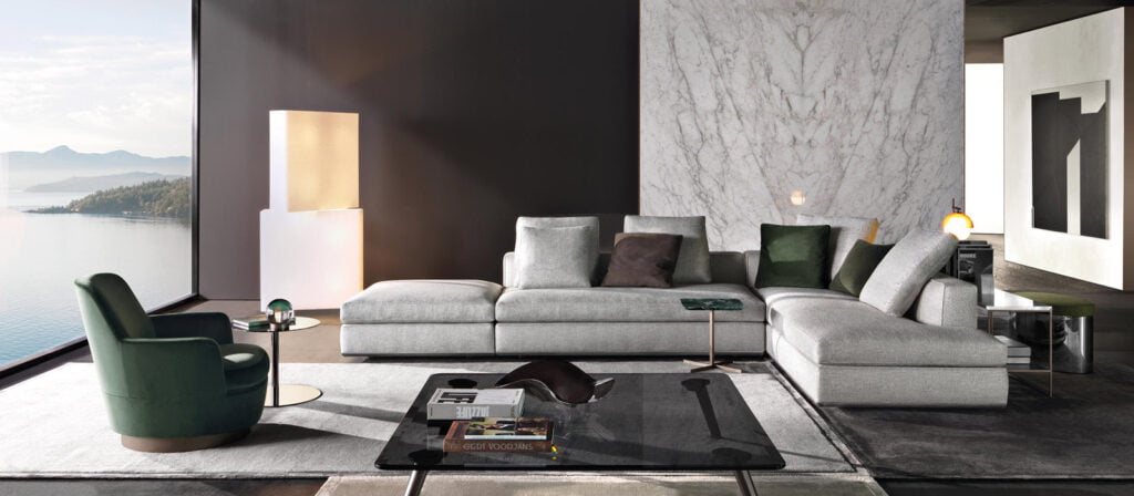 Minotti Powell sfeerfoto design interieur