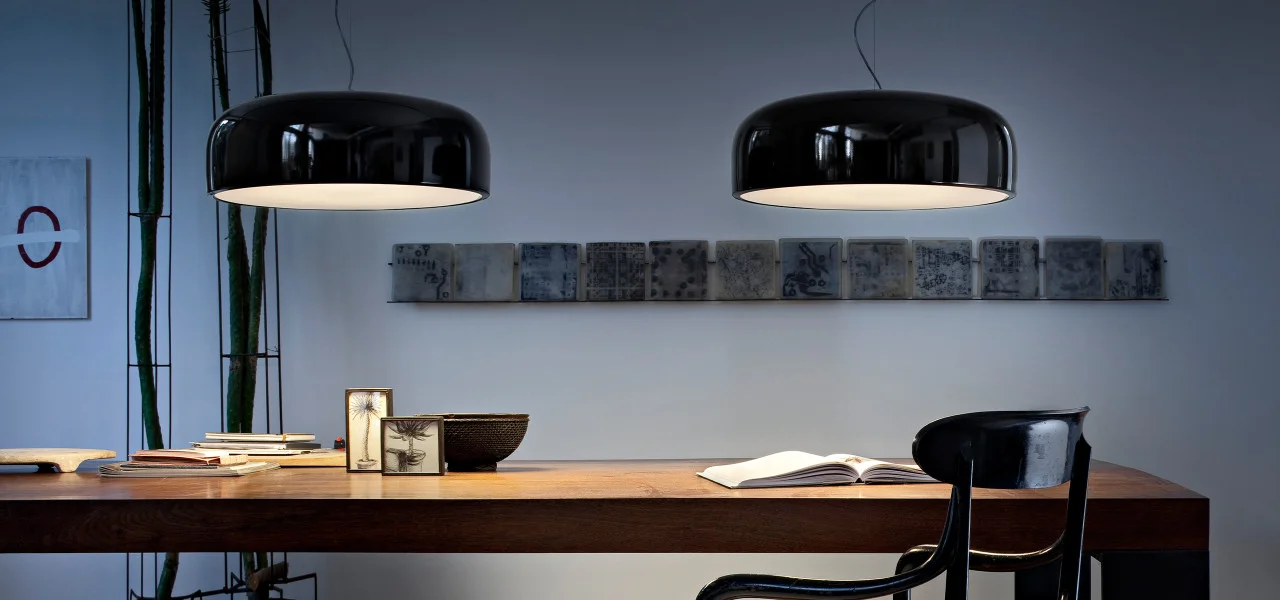 Flos hanglampen Smithfield in zwart