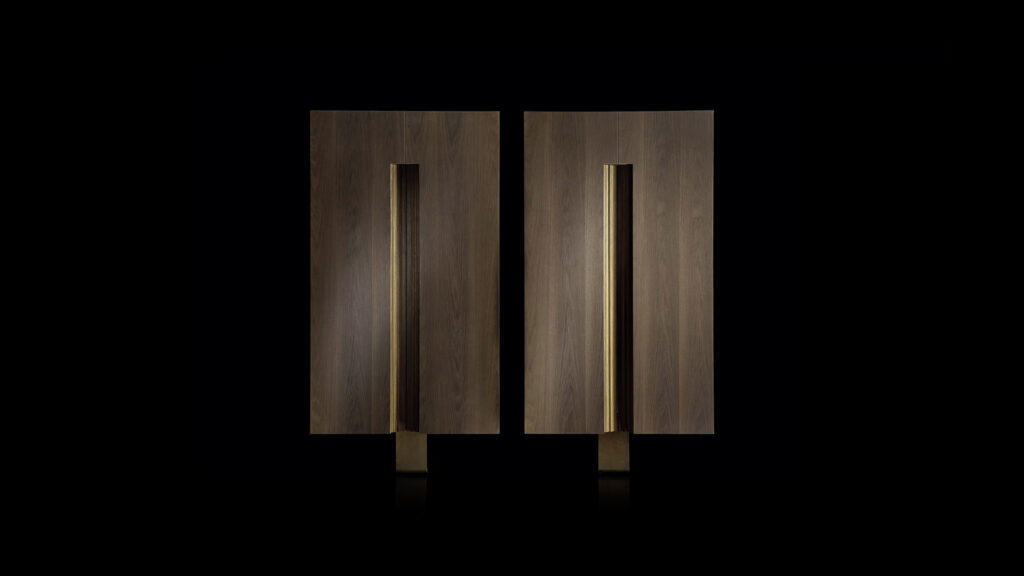 Henge Frame Cabinet productfoto op zwart