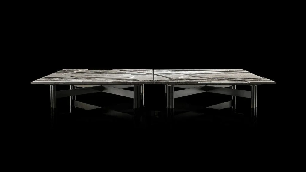 Henge Background coffeetable productfoto op zwart