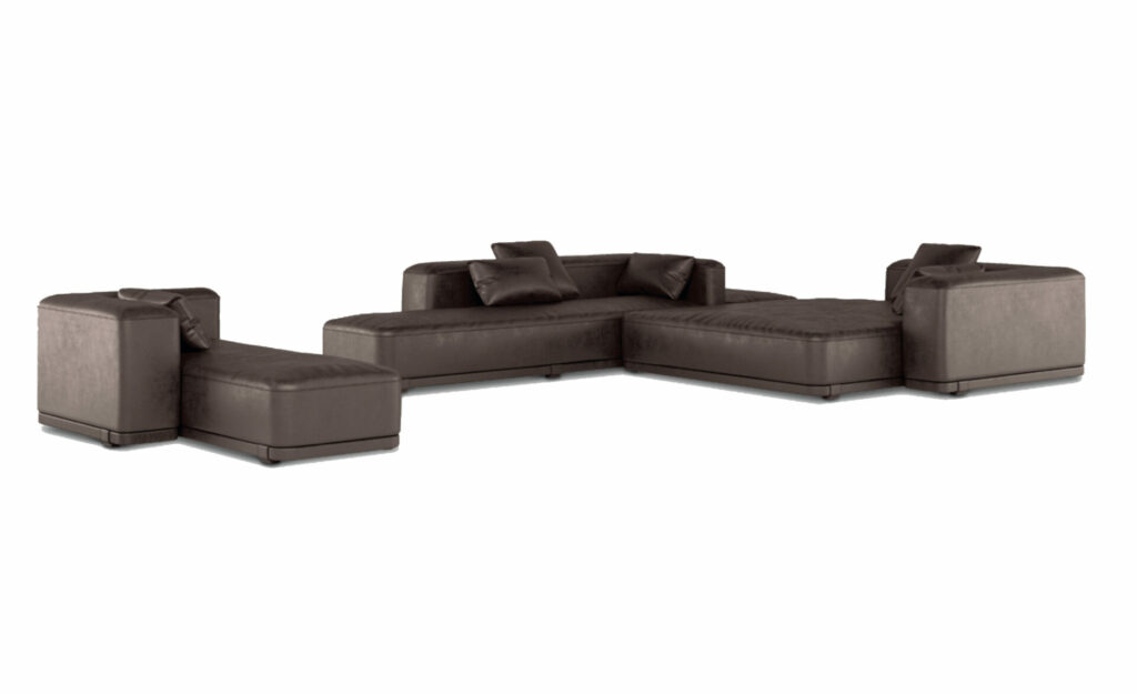 Baxter Juliette sofa productfoto op wit