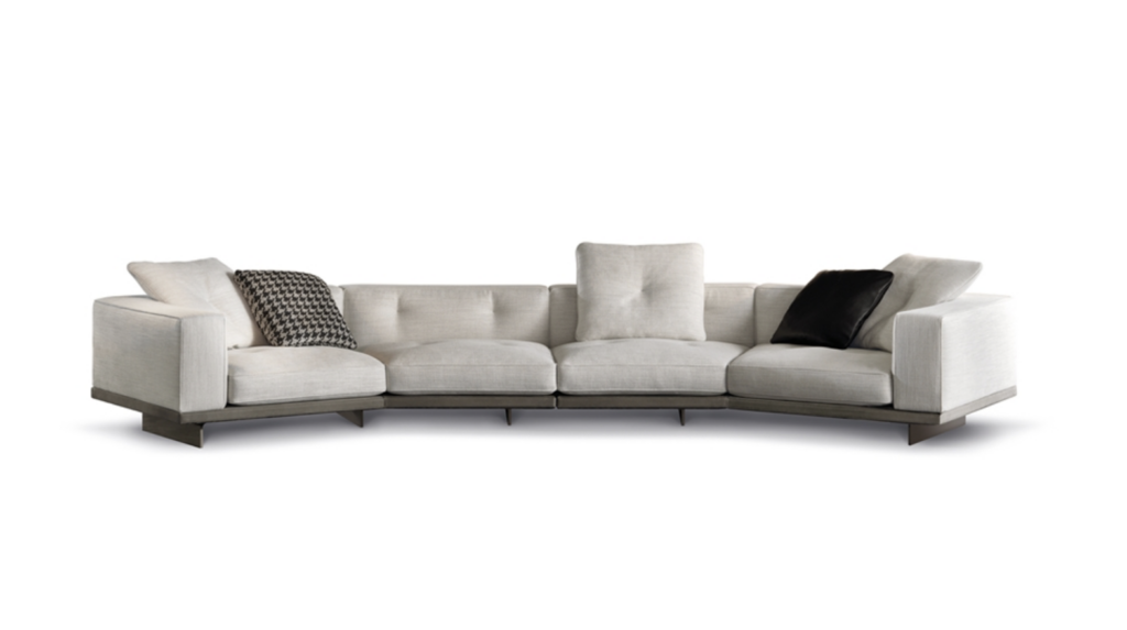 Minotti Dylan bank productfoto op wit Rodolfo Dordoni