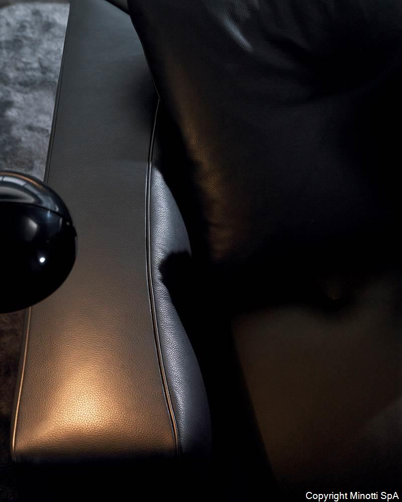 Minotti Dylan foto detail leder