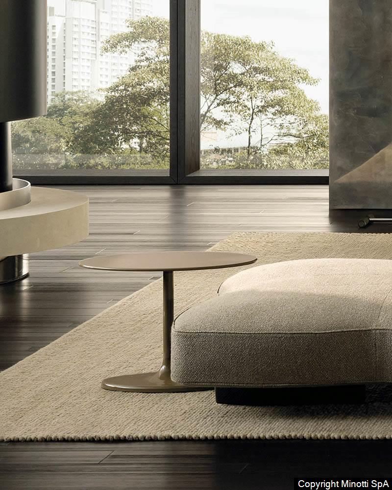 Minotti Taiko bijzettafel interieur sfeerfoto Nendo Design