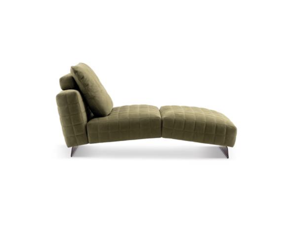 Minotti Twiggy Dormeuse productfoto groene stoffering