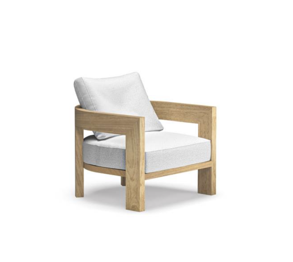 Minotti Warhol Iroko Nature fauteuil productfoto